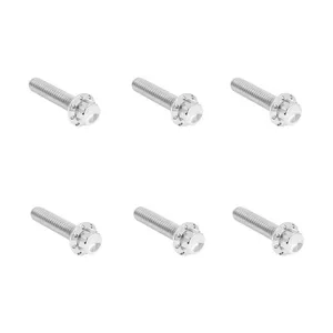 Arlen Ness Arlen Ness, Titanium 12-Point Hardware Kit, Side Cover, Pol.