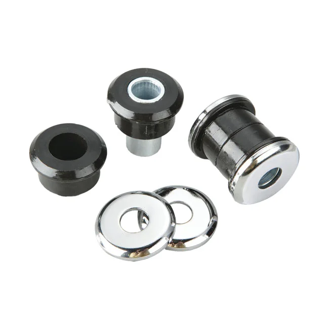 Arlen Ness Handlebar dampening kit. Harder. Chrome washers