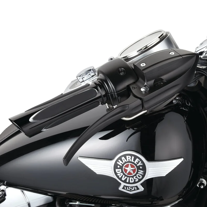 Arlen Ness Deep Cut Comfort Grips Gen 2 e-Throttle, Black