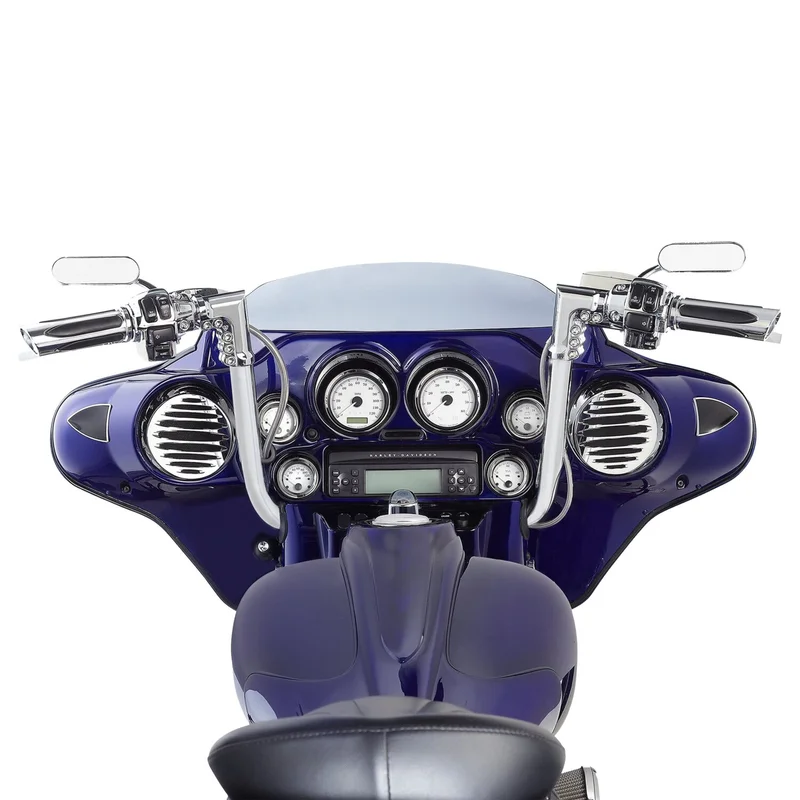 Arlen Ness Deep Cut Comfort Grips Gen 2 e-Throttle, Chrome