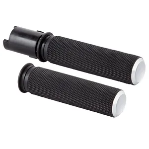 Arlen Ness Arlen Ness, Knurled Grips Gen 2 e-Throttle, Chrome
