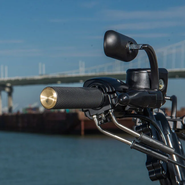 Arlen Ness Ness, Knurled Grips Gen 2 e-Throttle, Brass