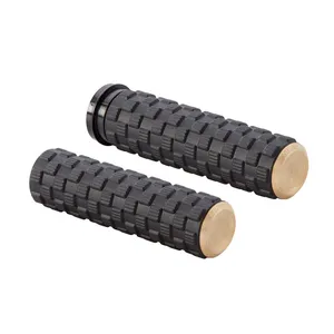 Arlen Ness Arlen Ness, Air Trax Grips e-Throttle, Brass