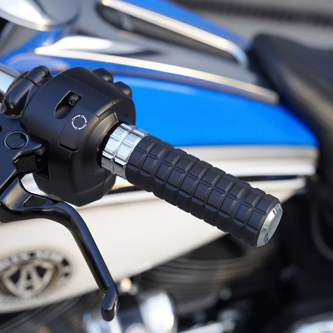 Arlen Ness Ness, Speedliner Grips Cable, Chrome