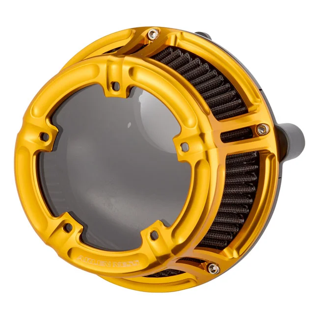 Arlen Ness Method Air Cleaner, Gold