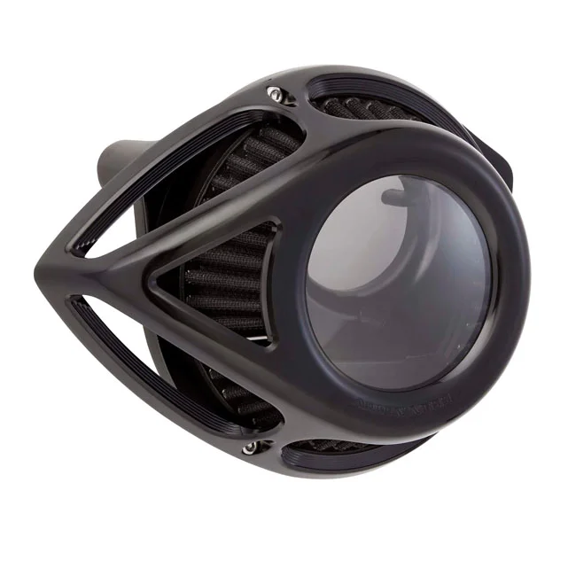 Arlen Ness Clear Tear Air Cleaner, All Black