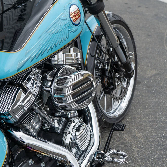 Arlen Ness Ness, Sidekick Air Cleaner, Chrome
