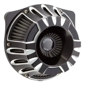 Arlen Ness Arlen Ness, Deep Cut Inverted Air Cleaner, Black