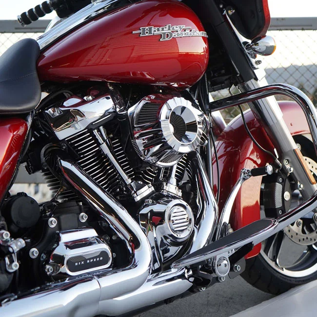 Arlen Ness Ness, Deep Cut Inverted Air Cleaner, Chrome