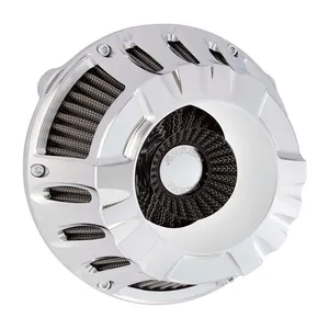 Arlen Ness Arlen Ness, Deep Cut Inverted Air Cleaner, Chrome