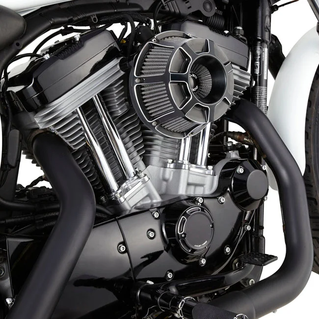 Arlen Ness Ness, Beveled Inverted Air Cleaner, Black