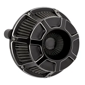 Arlen Ness Arlen Ness, Beveled Inverted Air Cleaner, Black