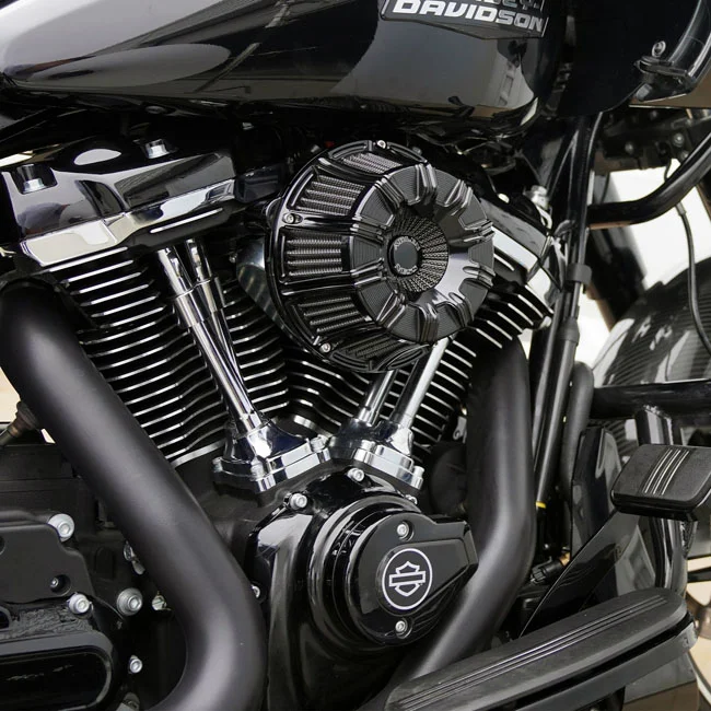 Arlen Ness 10-Gauge Inverted Air Cleaner, All Black
