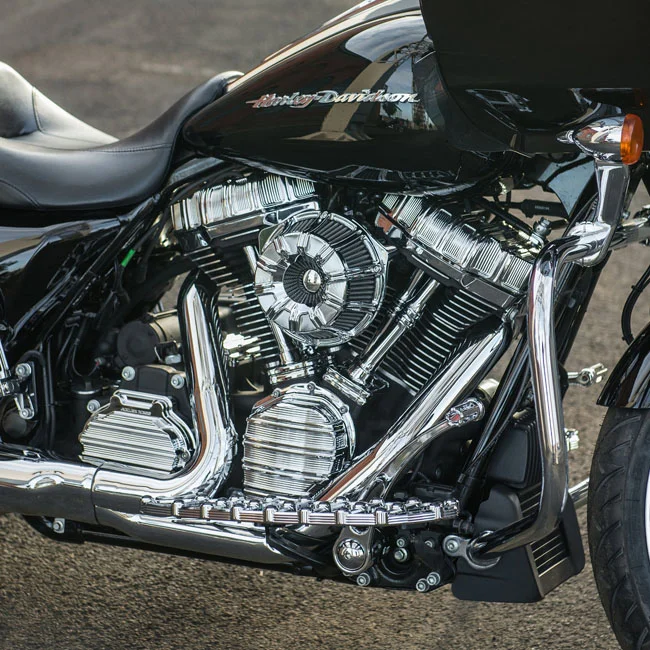 Arlen Ness Ness, 10-Gauge Inverted Air Cleaner, Chrome
