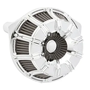 Arlen Ness Arlen Ness, 10-Gauge Inverted Air Cleaner, Chrome