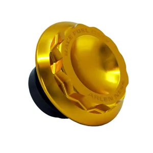 Arlen Ness Arlen Ness, 12 Point Gas Cap, Gold