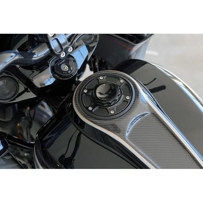 Arlen Ness 12 Point Gas Cap, All Black