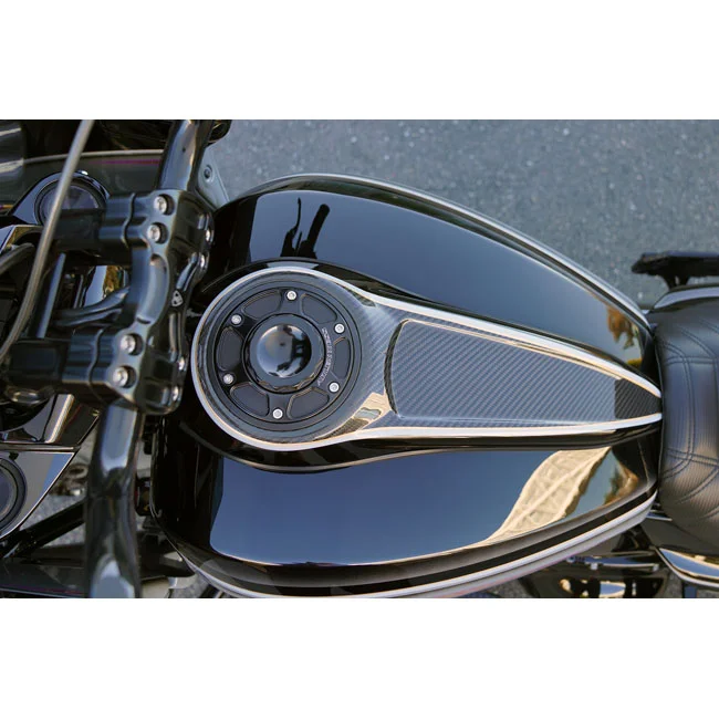 Arlen Ness 12 Point Gas Cap, All Black