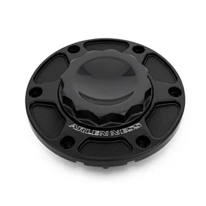 Arlen Ness Arlen Ness, 12 Point Gas Cap, All Black