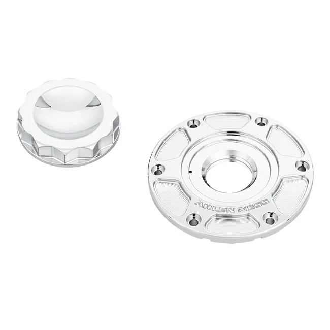 Arlen Ness 12 Point Gas Cap, Chrome