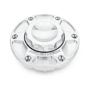 Arlen Ness Arlen Ness, 12 Point Gas Cap, Chrome