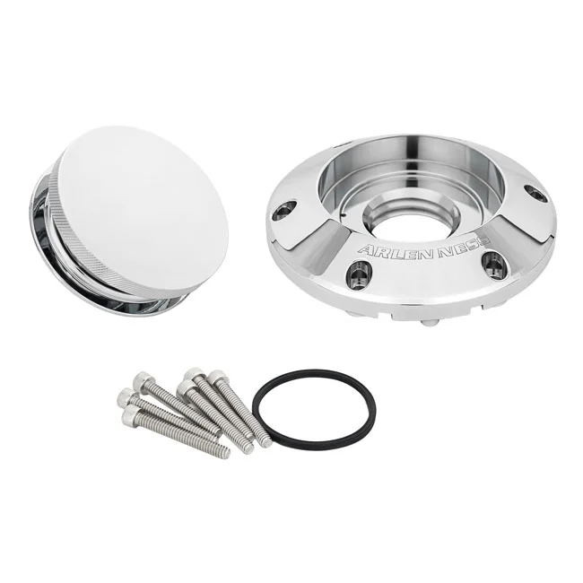 Arlen Ness Pop-Up Gas Cap Chrome For 24+ Touring, Chrome