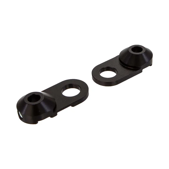 Rick's Motorcycles Indicator bracket front for Atto. Black