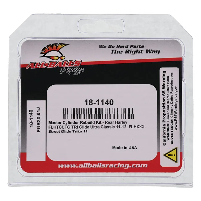 All Balls Master Cylinder rebuild kit. Rear - 42883-06