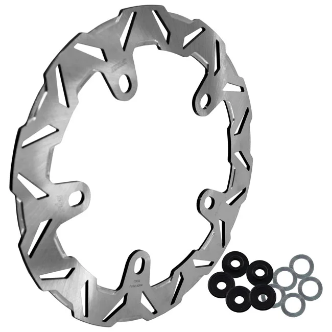 Kodlin By SBS, ''V-Design'' brake rotor front L/R. Clear