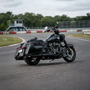 Track Series Track Series, 2-2 slip-on mufflers. Black. Big Shot