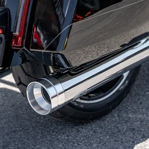 Track Series Track Series, 2-2 slip-on mufflers. Chrome. Big Shot