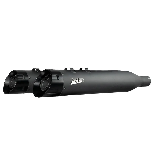 Zard Touring Euro 5+ slip-on mufflers. Black