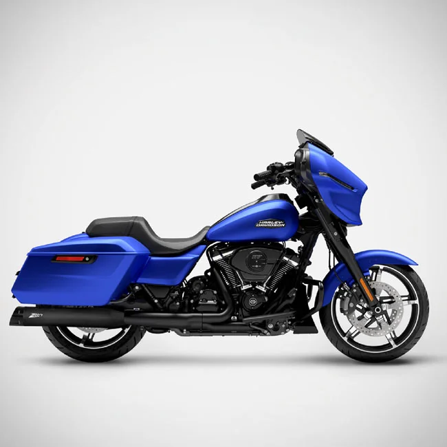 Zard Touring Euro 5+ slip-on mufflers. Black