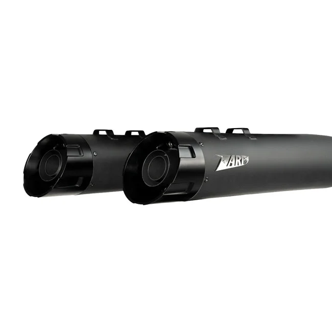 Zard Touring Euro 5+ slip-on mufflers. Chrome/Black