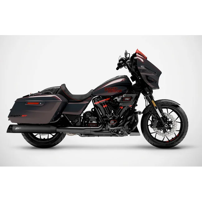 Zard Touring Euro 5+ slip-on mufflers. Chrome/Black
