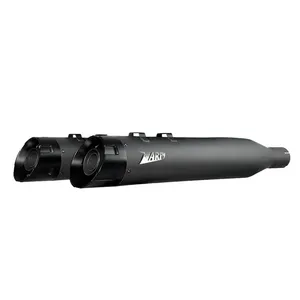 Zard Zard, Touring Euro 5+ slip-on mufflers. Chrome/Black
