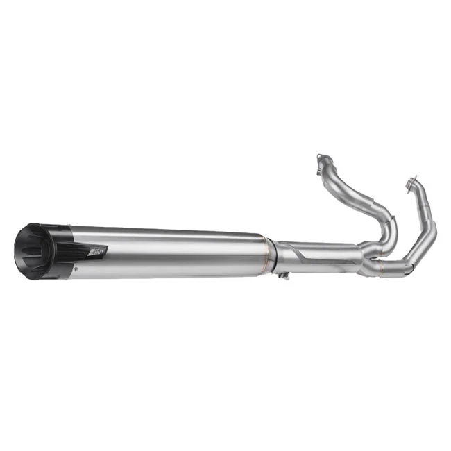 Zard Touring Euro 5+ 2-1 exhaust system. Satin stainless