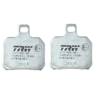 TRW TRW, brake pads rear. Organic