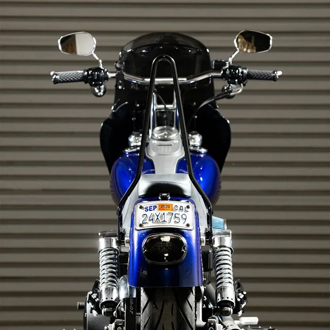 Biltwell Exfil sissy bar. Dyna. Black