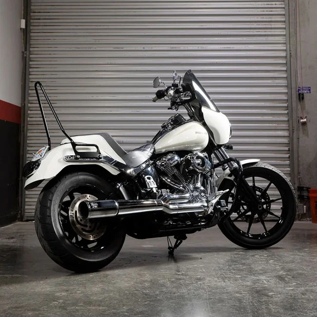 Biltwell Exfil sissy bar. Softail. Black