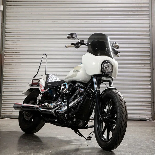 Biltwell Exfil sissy bar. Softail. Black