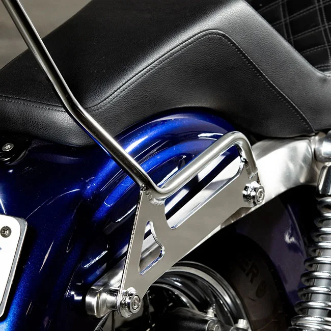 Biltwell Exfil sissy bar. Dyna. Chrome