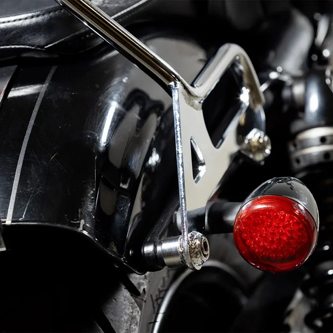 Biltwell Exfil sissy bar. 04-20 XL Sportster. Chrome