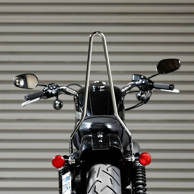 Biltwell Exfil sissy bar. 04-20 XL Sportster. Chrome