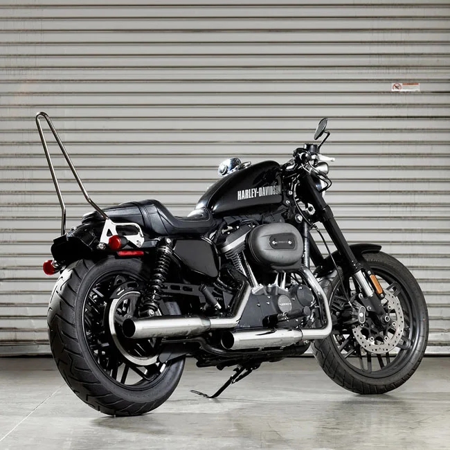 Biltwell Exfil sissy bar. 04-20 XL Sportster. Chrome