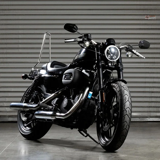 Biltwell Exfil sissy bar. 04-20 XL Sportster. Chrome