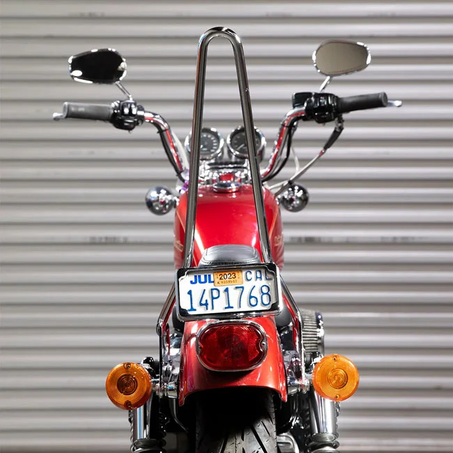 Biltwell Exfil sissy bar. 96-03 XL Sportster. Chrome