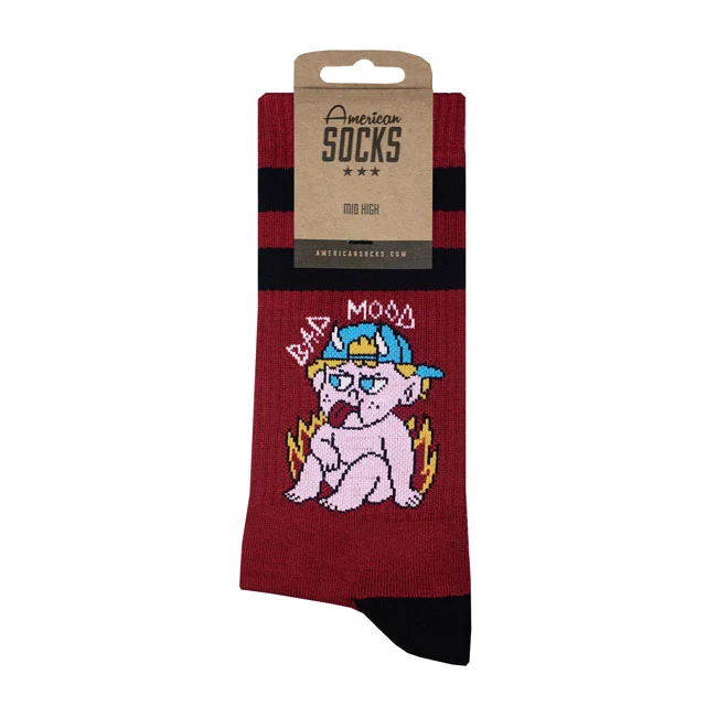 American Socks Socks Bad Mood Mid High socks