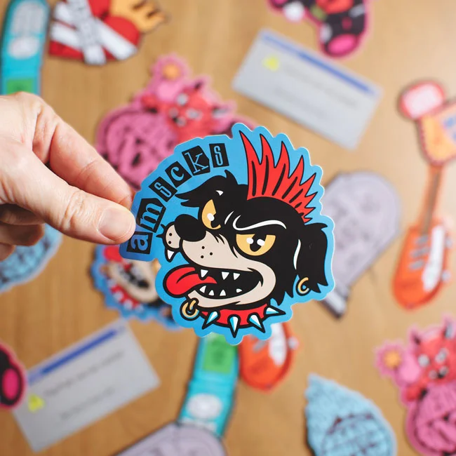 American Socks Socks Pop-Punk Sticker Pack stickers