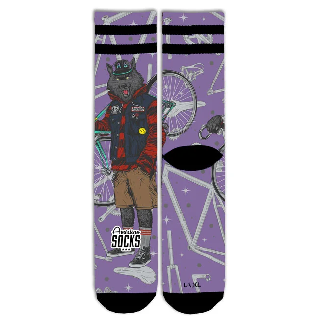 American Socks Socks Cycling Wolf Signature socks